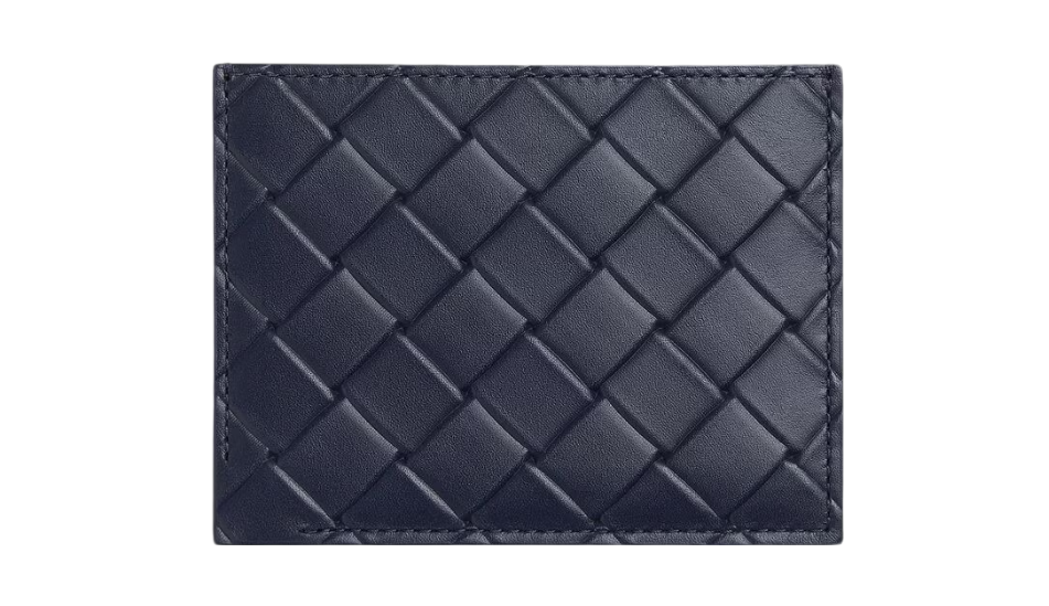 Intrecciato Stamp Credit Card Case