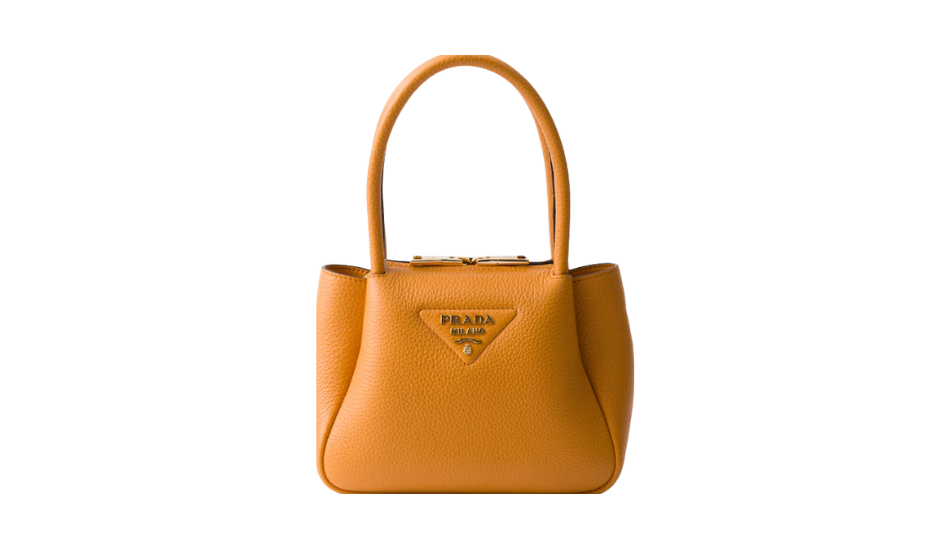 Leather mini handbag