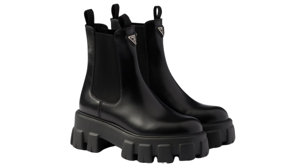 Monolith brushed leather Chelsea boots