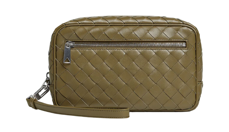 Intrecciato Small Pouch With Wristlet