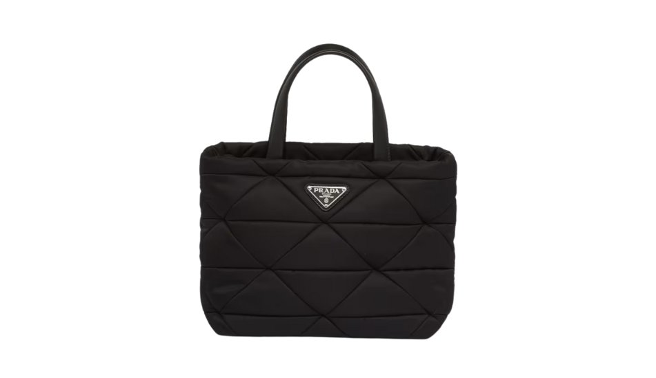 Padded Re-Nylon tote bag
