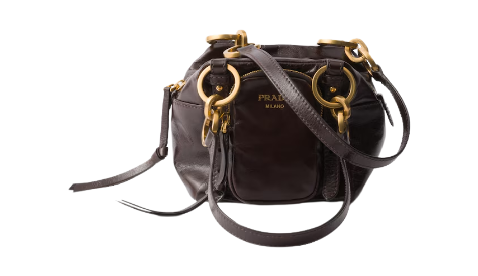 Prada Dangle leather top-handle mini-bag