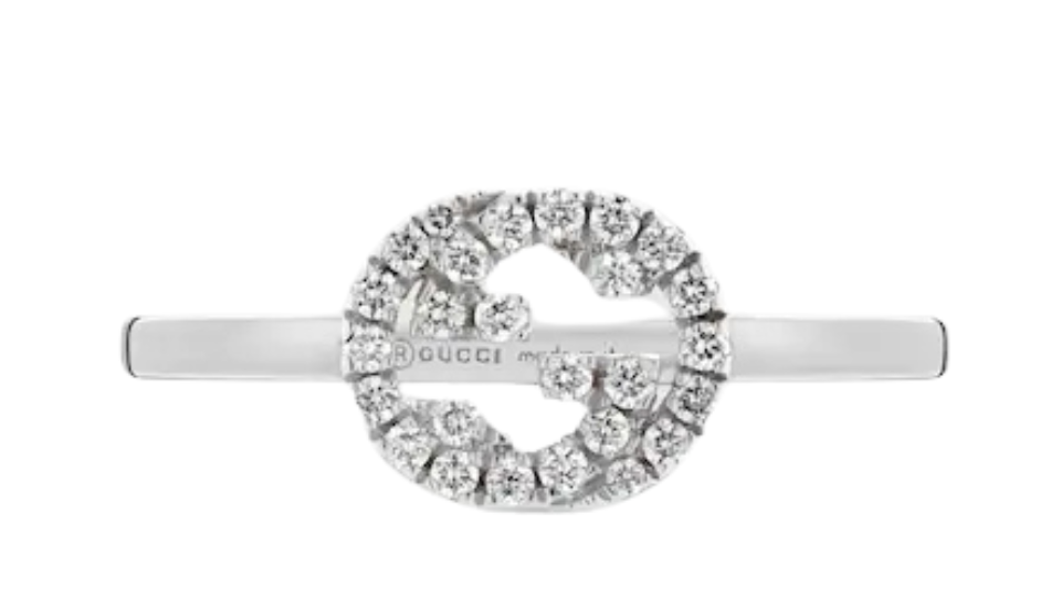 Gucci Interlocking diamond ring