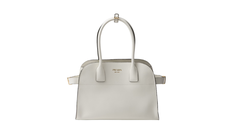 Medium leather tote bag