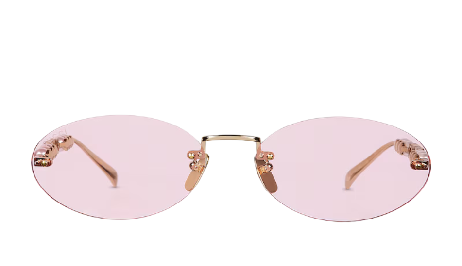 Oval frame sunglasses