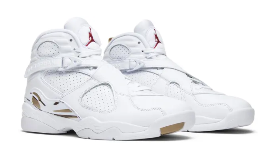 OVO x Air Jordan 8 Retro 'White'