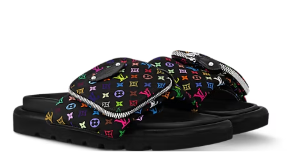 LV x TM Pool Pillow Flat Comfort Mule