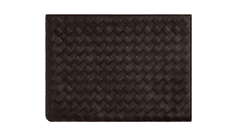 Intrecciato Half Zipped Pouch