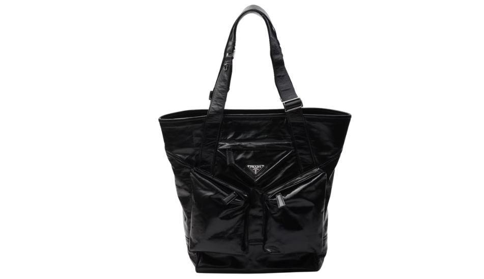 Leather tote