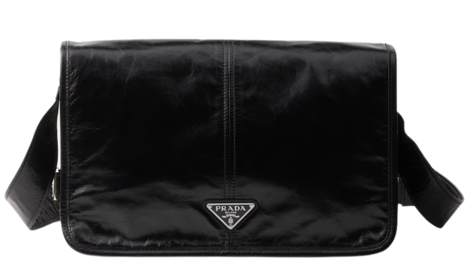 Leather shoulder bag