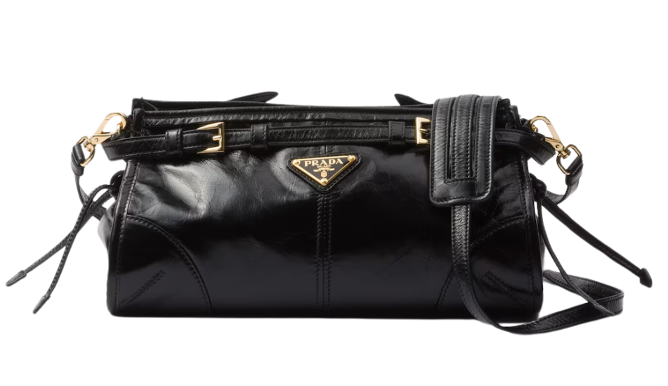 Small leather shoulder bag