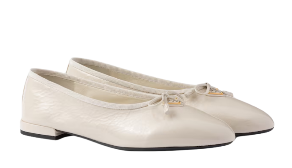 Naplak patent leather ballerinas
