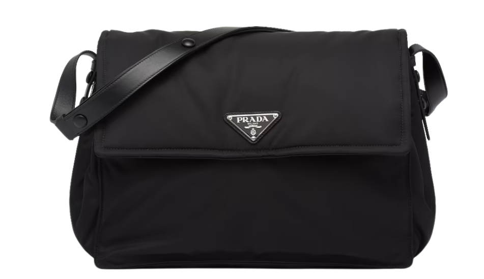 Re-Nylon large padded shoulder bag