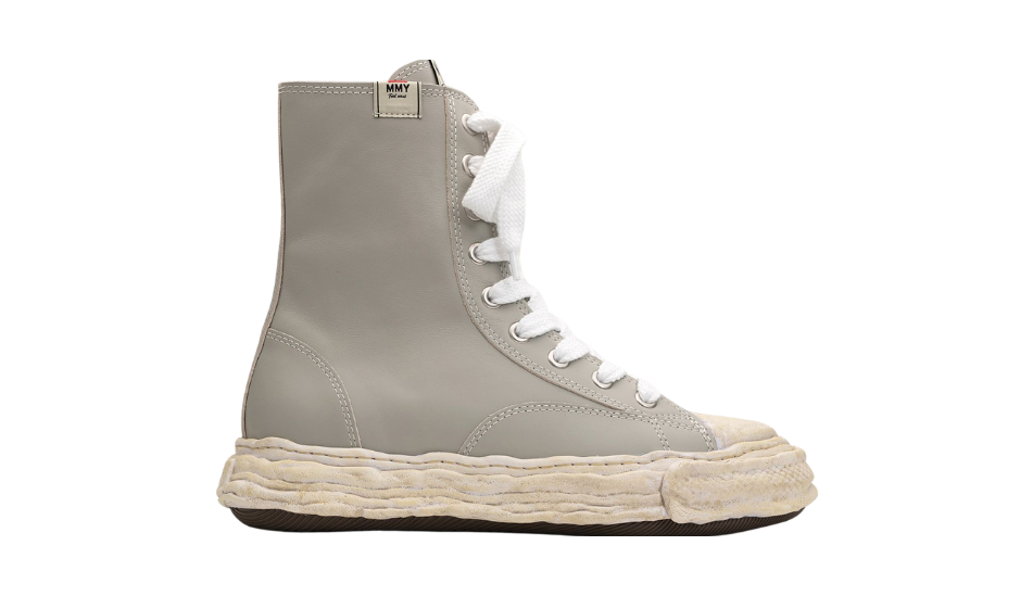 "PETERSON23"OG Sole Leather Extra High-top Sneaker