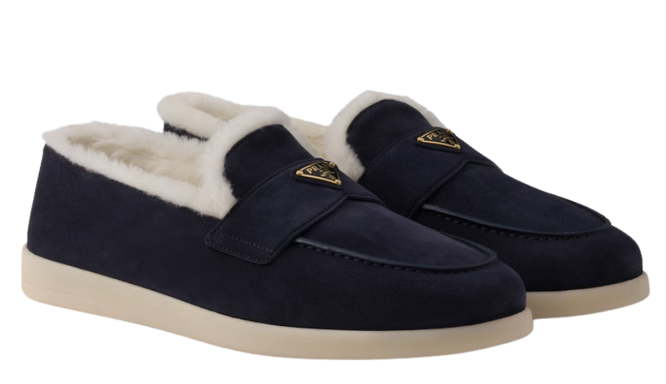 Suede loafers