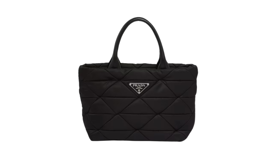 Small Re-Nylon padded tote bag