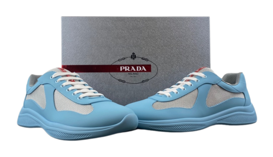Prada America's Cup Soft rubber and bike fabric sneakers