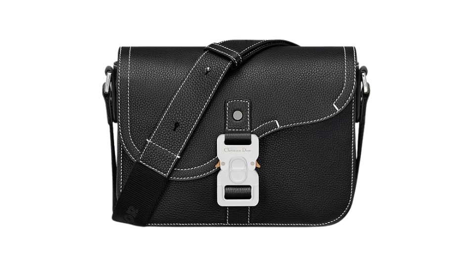 Small Saddle Messenger Bag with Flap