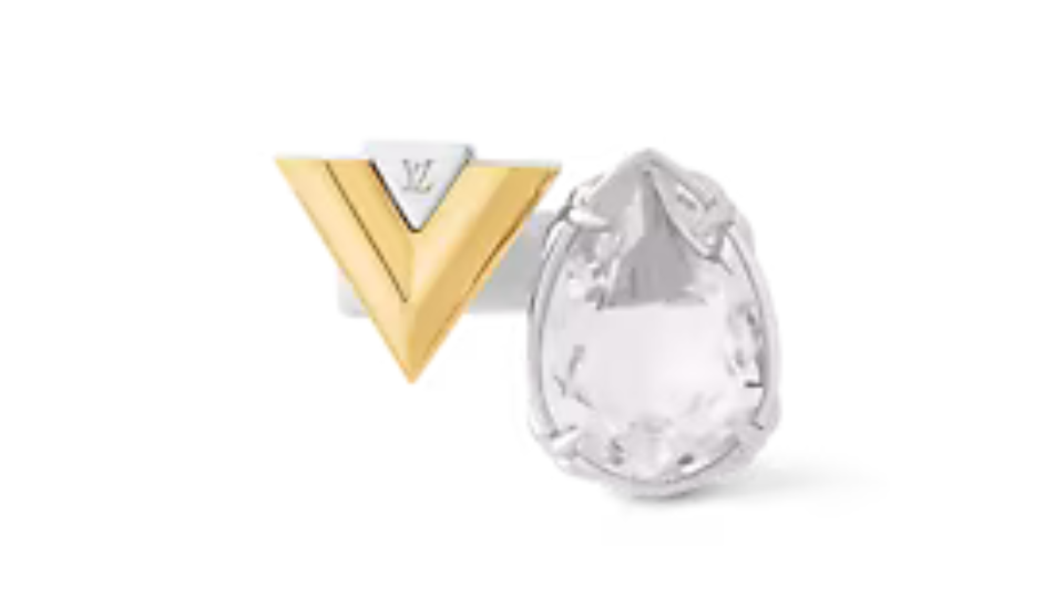 V for Vuitton Ring