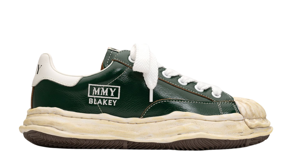 "BLAKEY" OG Sole Wrinkled Leather Low-top Sneaker