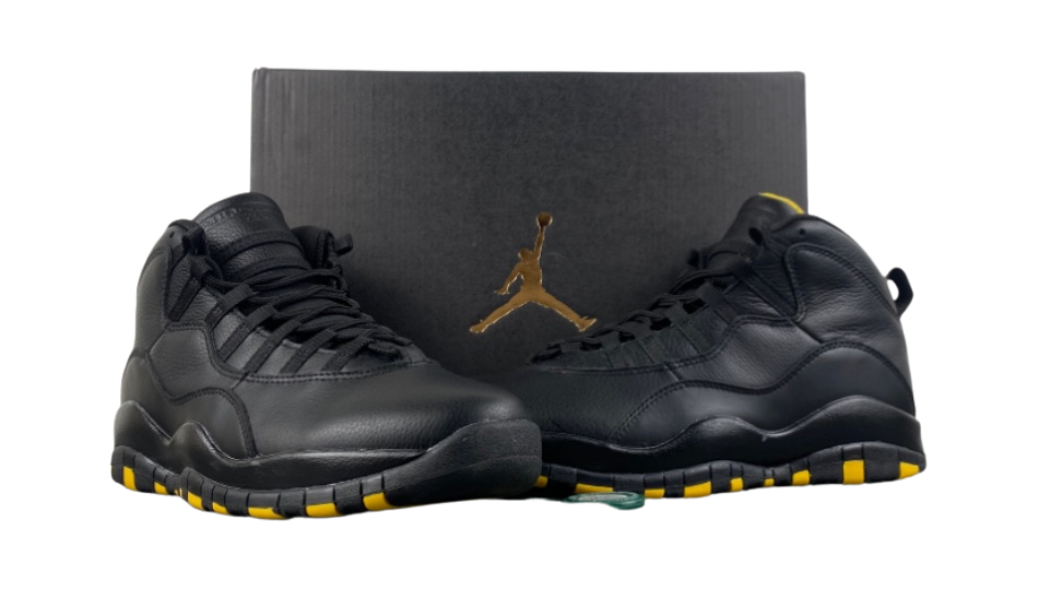 Air Jordan 10 Retro black and yellow
