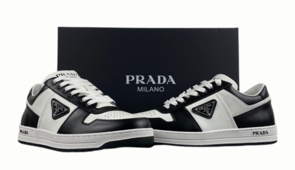 Prada Downtown Leather 'White Black'