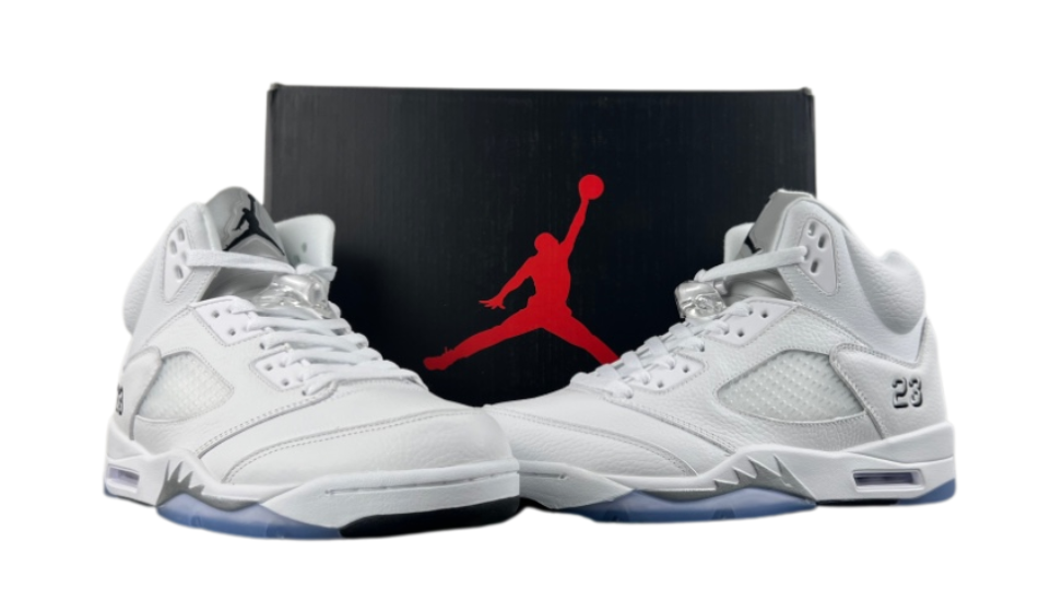 Air Jordan 5 Retro 'White Metallic' 2026