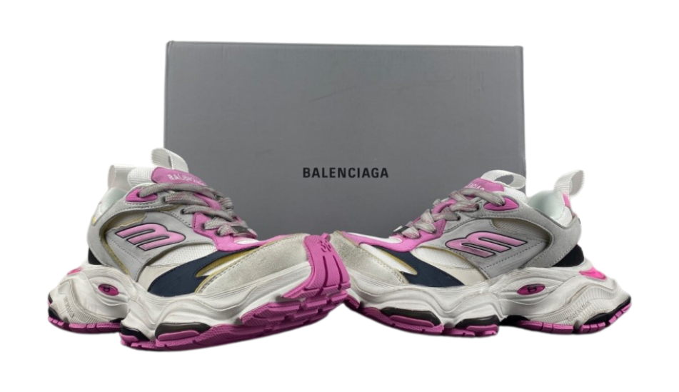 Balenciaga Wmns Cargo Sneaker 'Worn-Out - Grey Pink'