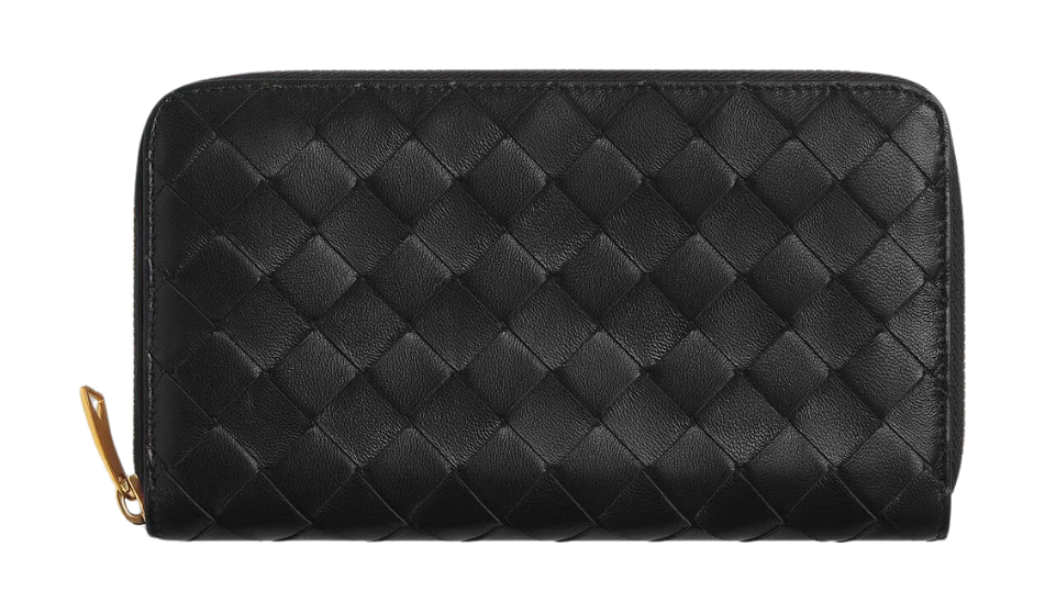 Intrecciato Zip Around Wallet