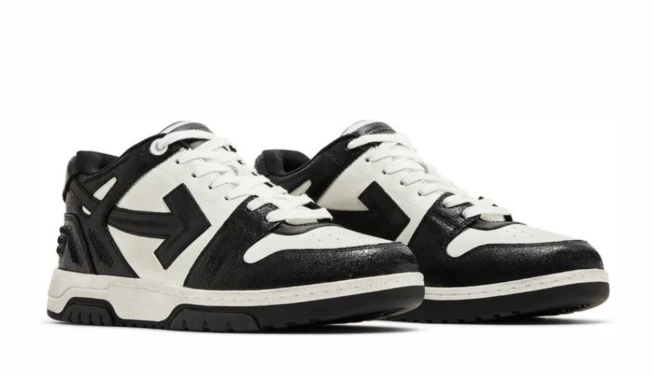 Off-White Out of Office 'Black White Distressed'