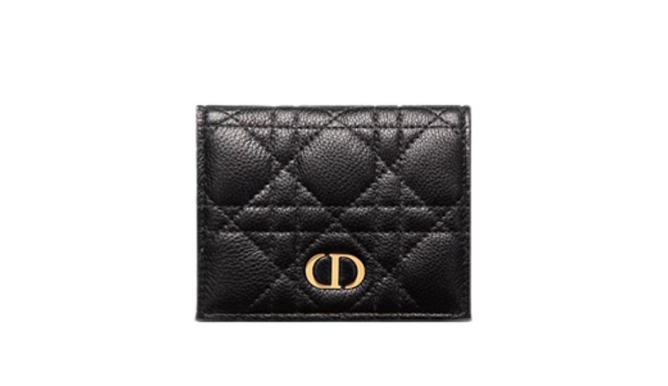 Mini Dior Caro Saffron Wallet