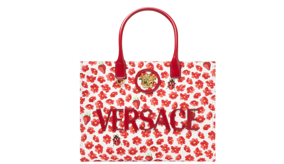 Strawberry Garden La Medusa Large Tote Bag