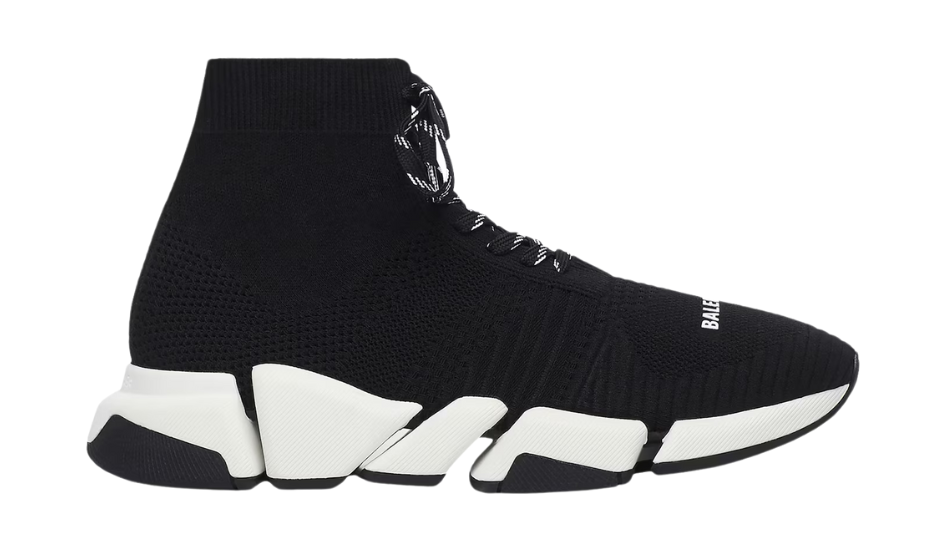 Women's Speed 2.0 Lace-up Sneaker in Black/white