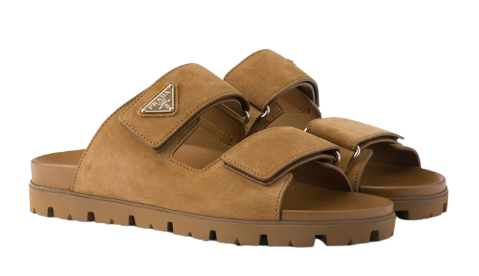 Suede band sandals