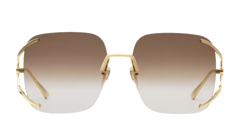 Square metal sunglasses