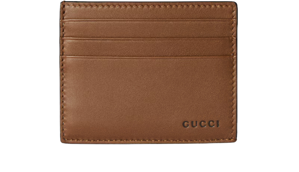 GG Emblem embossed card case