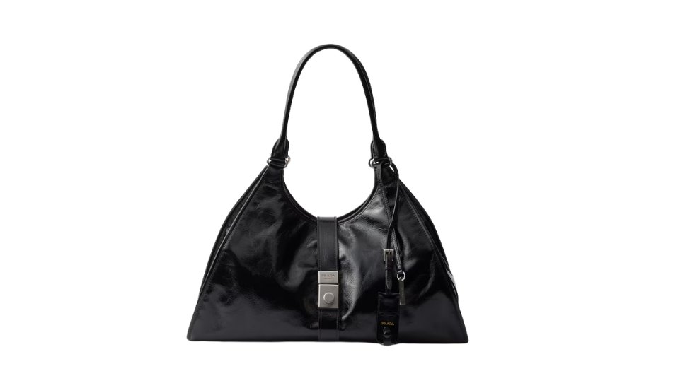 Large leather tote bag