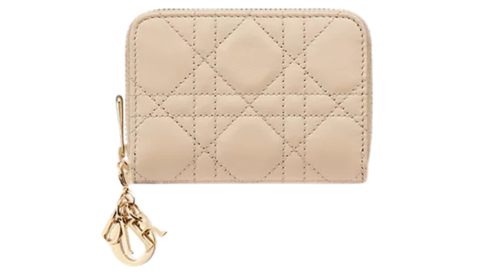 Small Lady Dior Voyageur Coin Purse