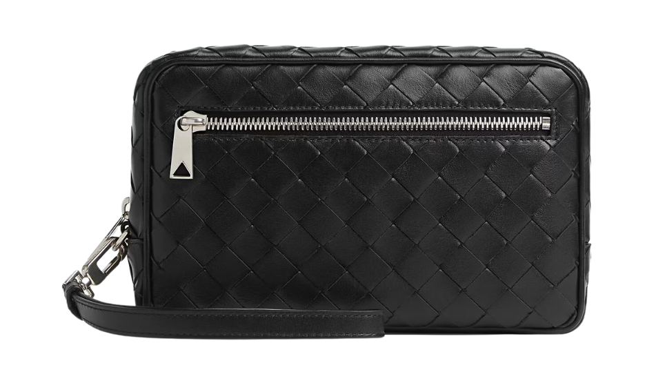 Intrecciato Small Pouch With Wristlet