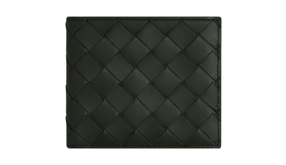Intrecciato Bi-Fold Wallet With Coin Purse
