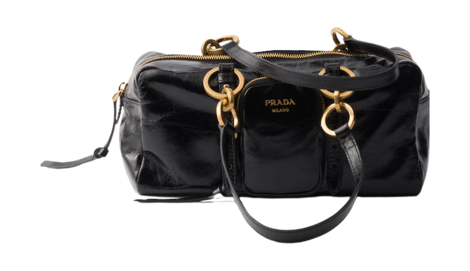 Prada Dangle medium leather top-handle bag