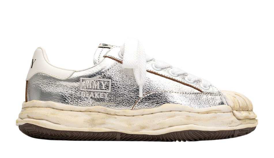 "BLAKEY" OG Sole Wrinkled Leather Low-top Sneaker