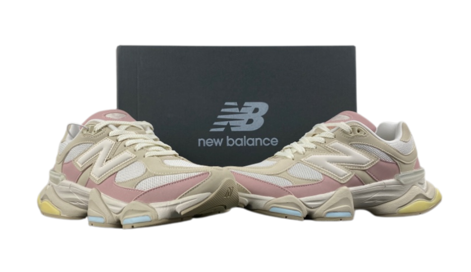 New Balance 9060 milk tea white pink