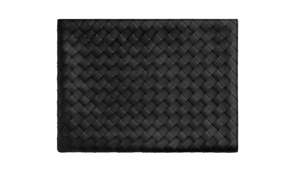 Intrecciato Half Zipped Pouch