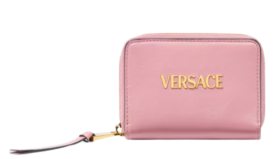 Versace Tag Zip Wallet