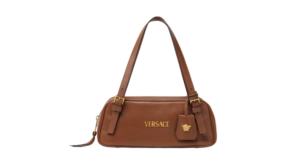 Versace Tag Bowling Shoulder Bag