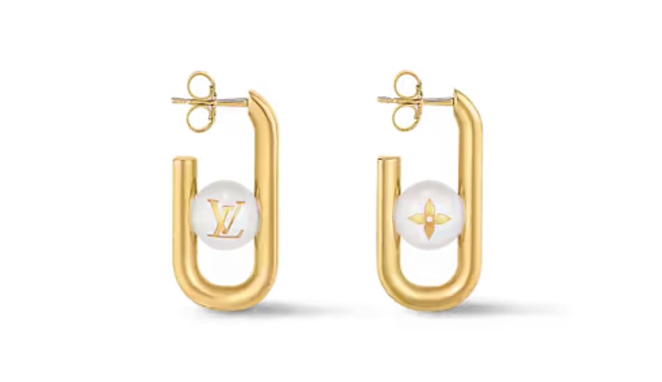 My LV Chain Pearls Earrings