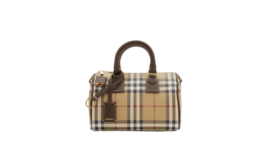Mini Check Bowling Bag