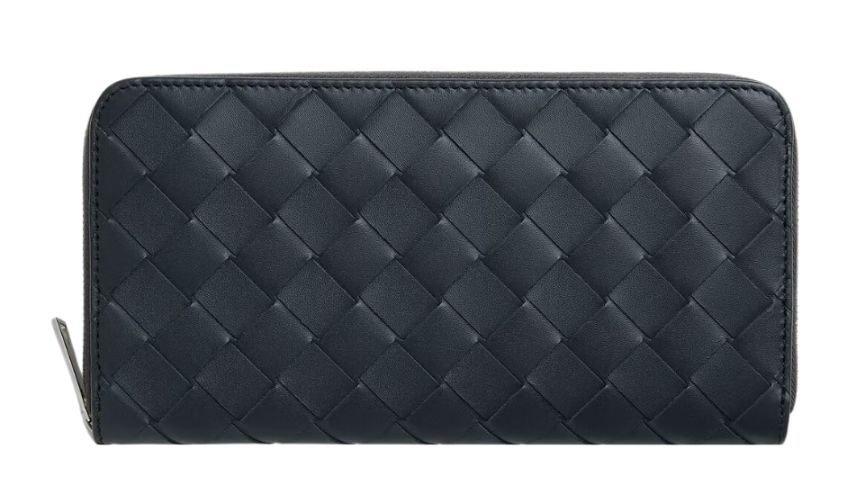 Intrecciato Zip Around Wallet