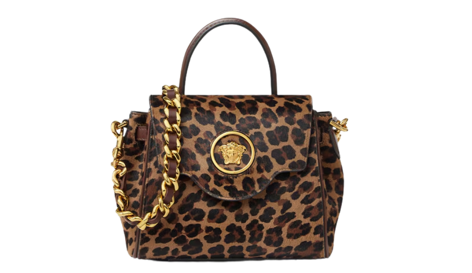 Leopard La Medusa Small Handbag